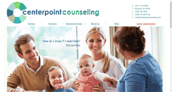 Desktop Screenshot of centerpointcounseling.com