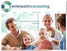 Tablet Screenshot of centerpointcounseling.com
